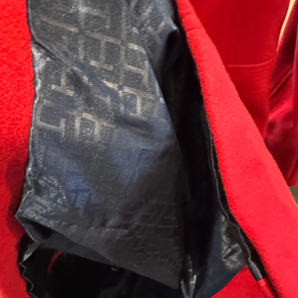 Tommy Hilfiger Red Trench Coat - Picture 7 of 8